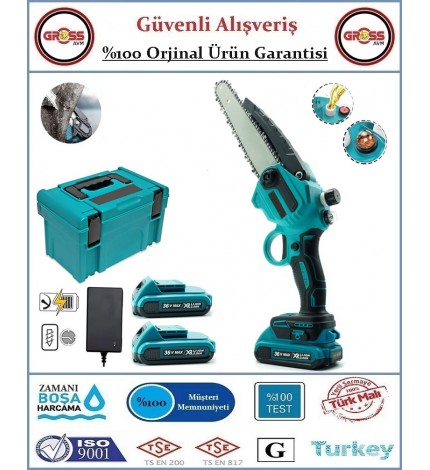 Dal Budama Testeresi - Akülü Şarjlı Yağlı